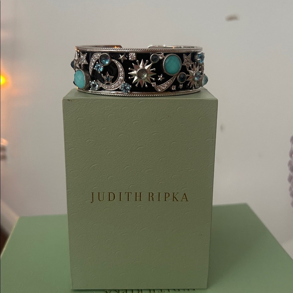 Judith Ripka Silver Bracelet with Blue Accents - Picture 5 of 5